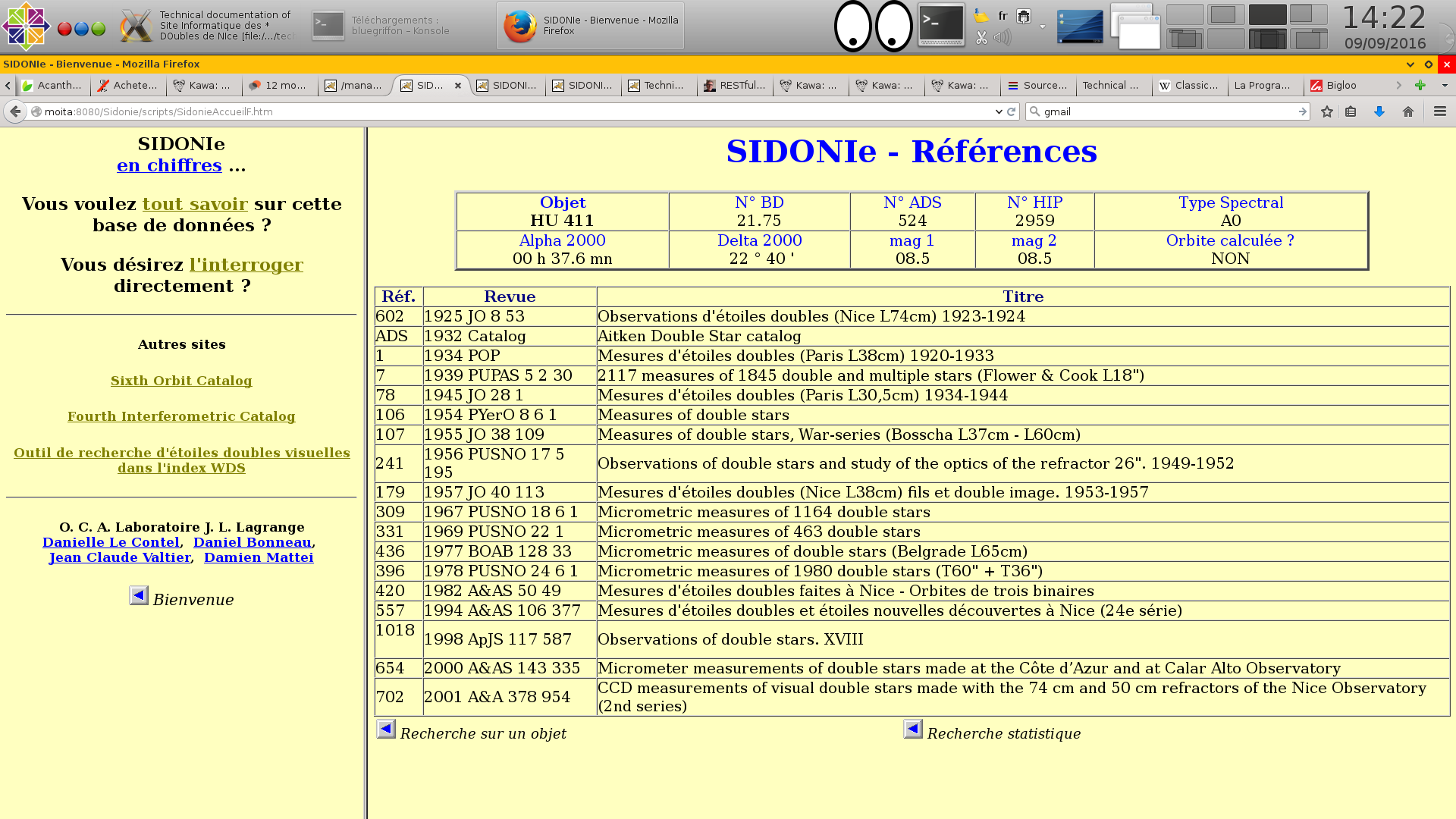 Sidonie result form